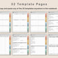 Digital Travel Planner - Portrait - Soft Boho
