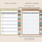 Digital Blog Planner - Neutral