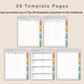 Digital Child Custody Planner - Boho