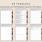 Digital Knitting Planner - Brown