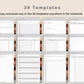Digital Self Care Planner - Brown