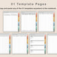 Digital Social Media Planner - Boho