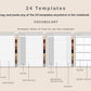 Digital Vocabulary Notebook - Brown Coffee