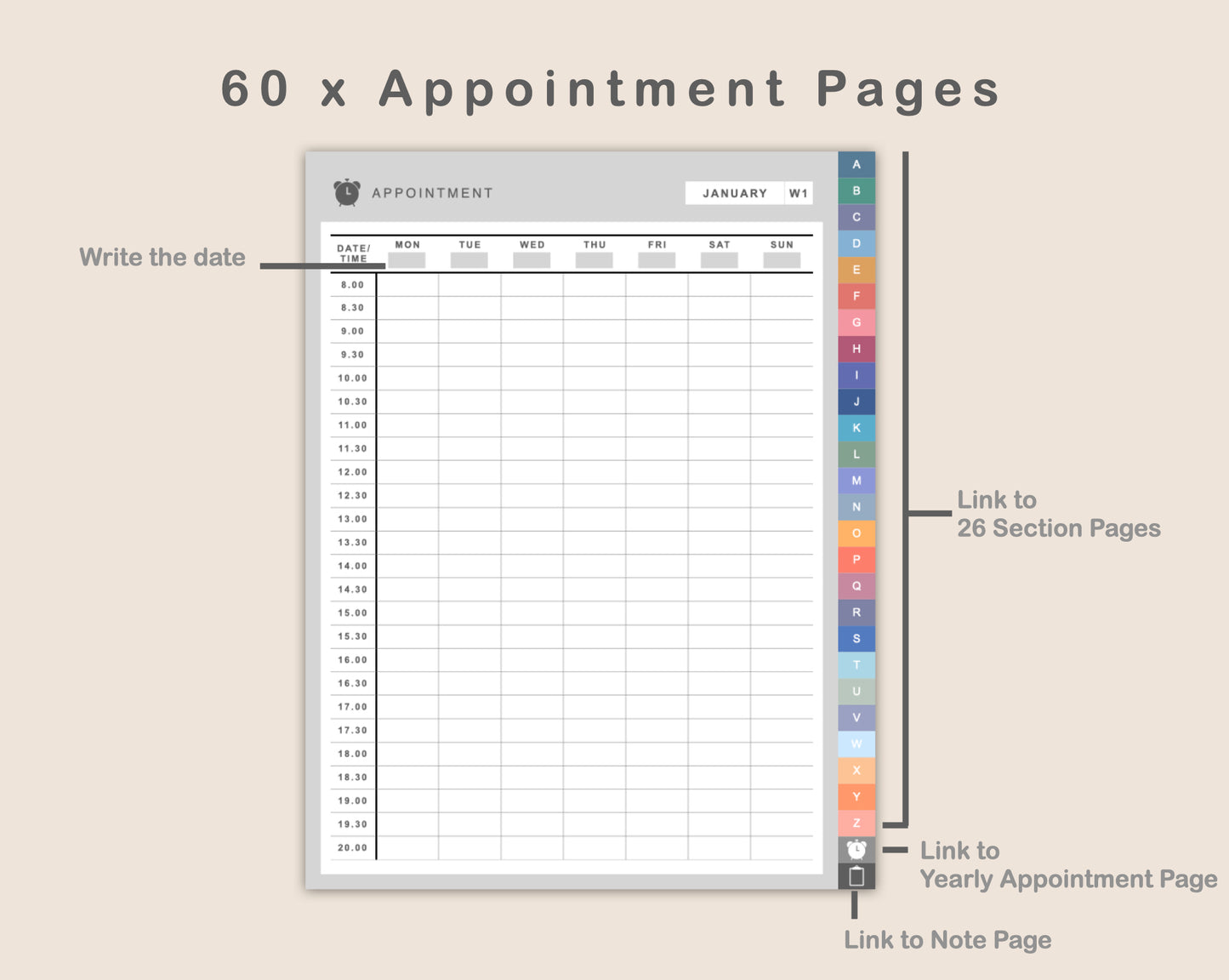Digital Client Book - Portrait - Spring
