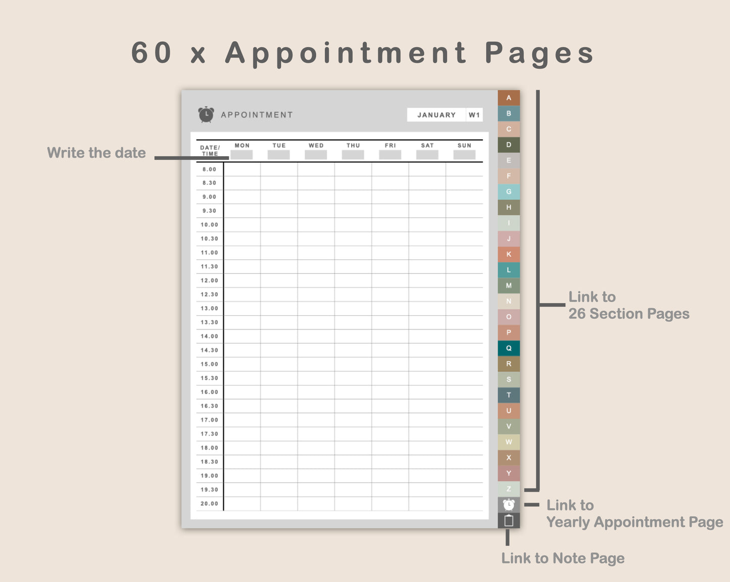 Digital Client Book - Portrait - Neutral