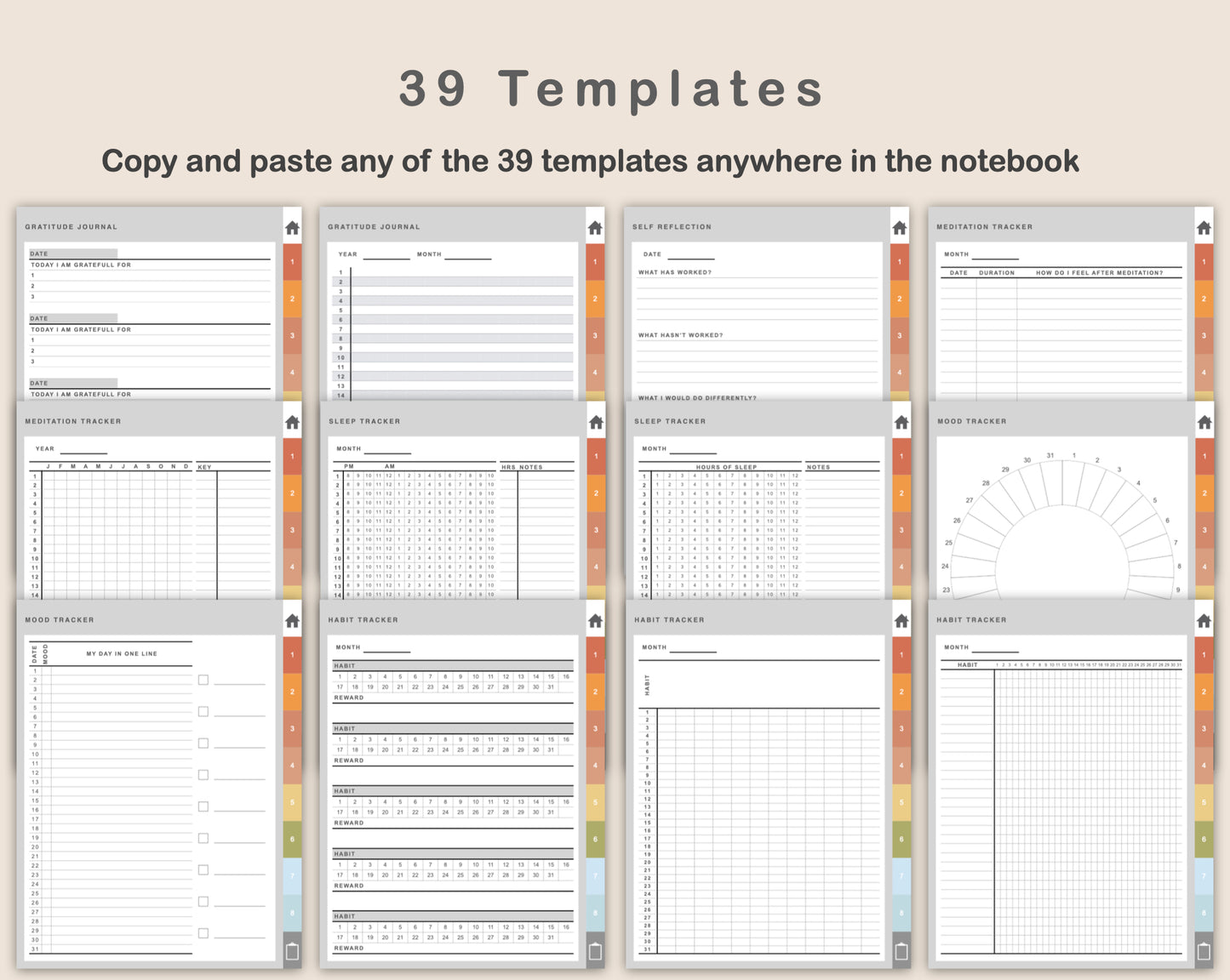 Digital Self Care Planner - Autumn