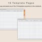 Digital Checkbook Register - Landscape - Autumn