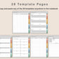 Digital Reading Planner - Portrait - Boho