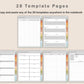 Digital Reading Planner - Portrait - Autumn