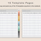 Digital Checkbook Register - Portrait - Boho