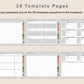 Digital Reading Planner - Landscape - Neutral