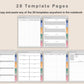 Digital Reading Planner - Portrait - Spring