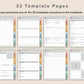 Digital Travel Planner - Portrait - Soft Boho