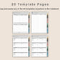 Digital Beauty Planner - Muted