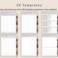 Digital Sewing Planner - Brown