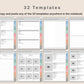 Digital Cross Stitch Planner - Pastel