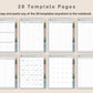 Digital Cleaning Planner - Muted