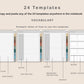 Digital Vocabulary Notebook - Muted