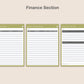 Digital Small Business Planner - Autumn