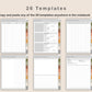 Digital Knitting Planner - Boho