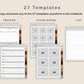 Digital Goal Planner - Brown