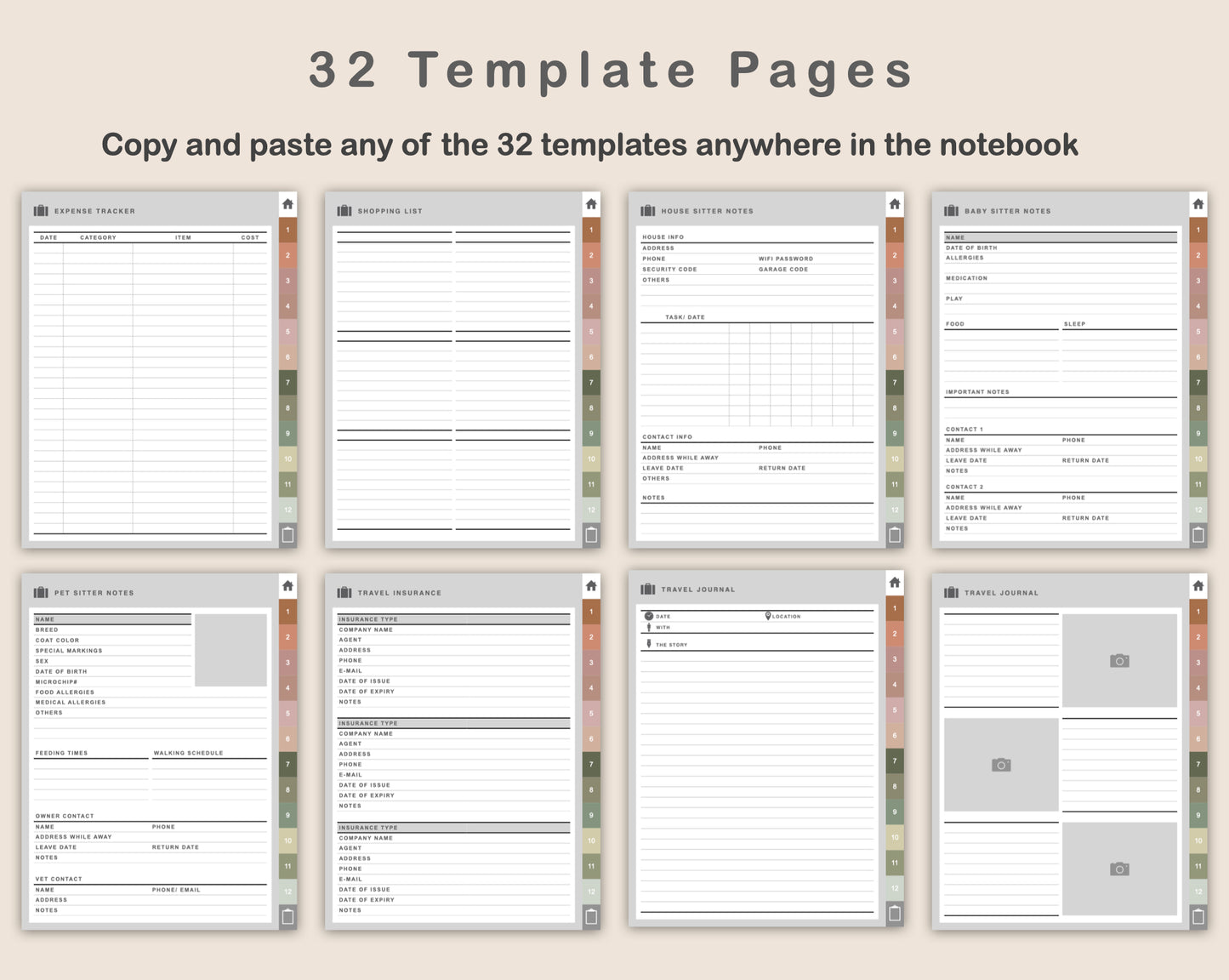 Digital Travel Planner - Portrait - Neutral