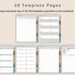 Digital Reading Planner - Portrait - Muted
