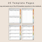 Digital Beauty Planner - Autumn
