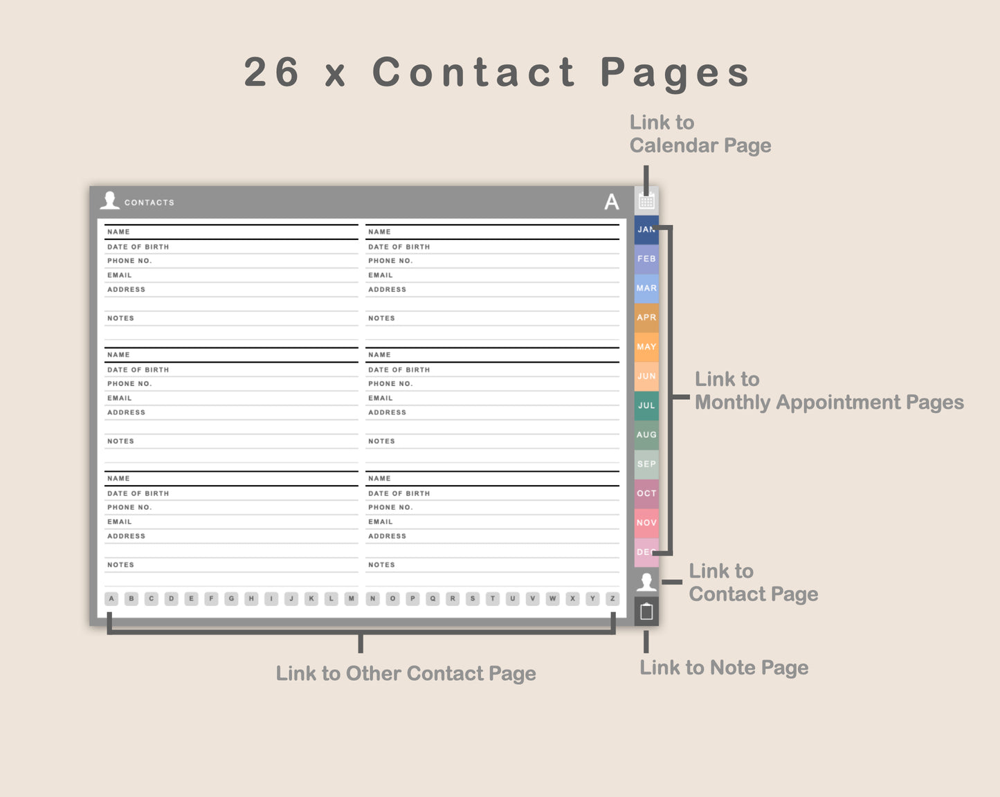 Digital Appointment Planner - Spring