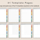 Digital Social Media Planner - Boho