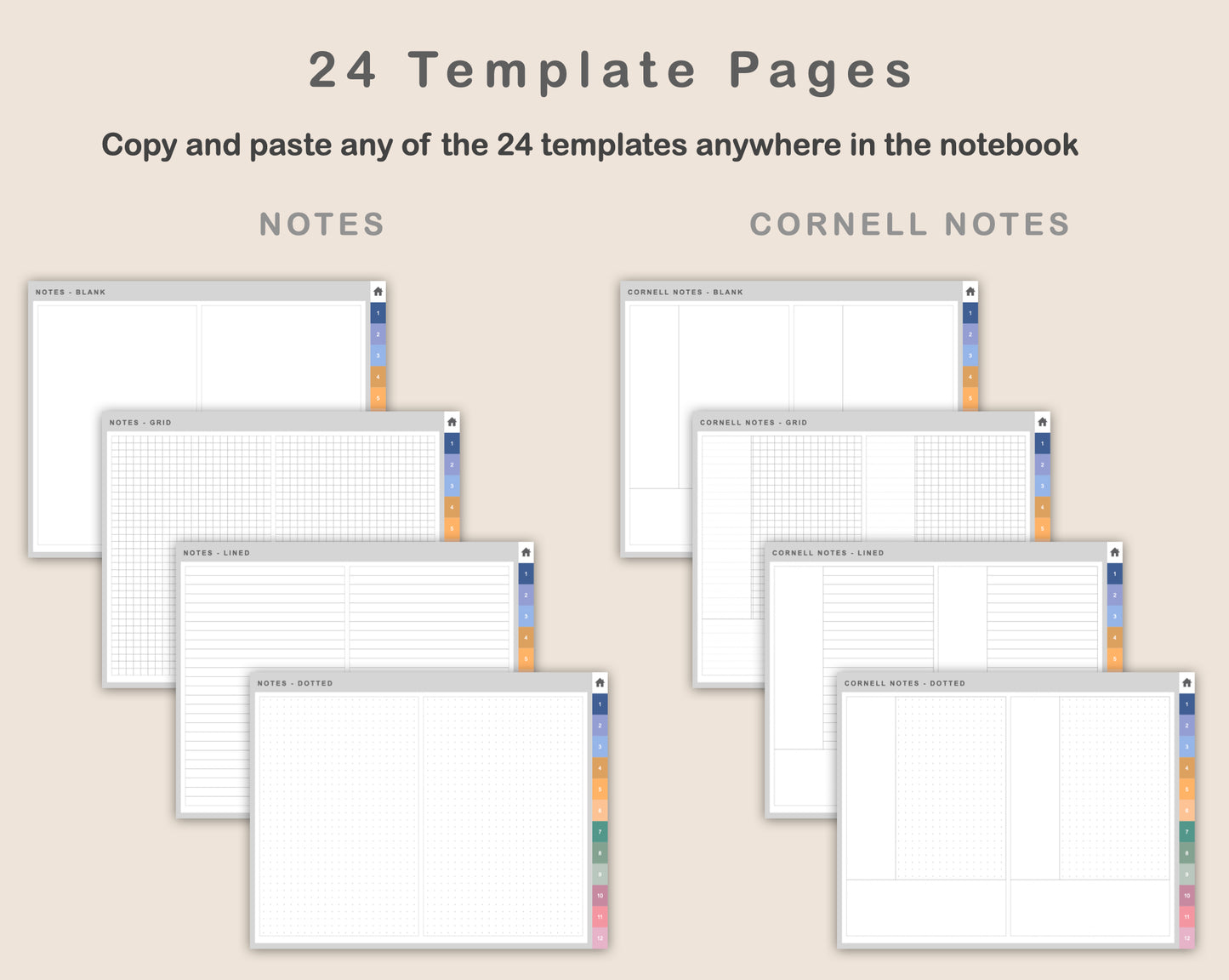 Digital Project Planner - Landscape - Spring