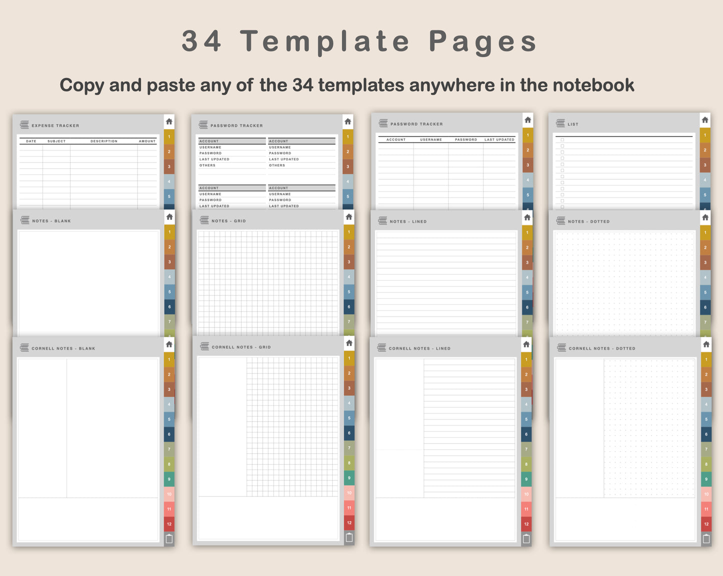 Digital Homeschool Planner - Modern