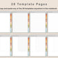 Digital Reading Planner - Portrait - Autumn