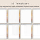 Digital Cross Stitch Planner - Warm