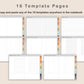 Digital Checkbook Register - Landscape - Autumn