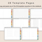 Digital Reading Planner - Landscape - Boho