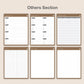 Digital Small Business Planner - Coffee Brown