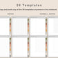 Digital Knitting Planner - Boho