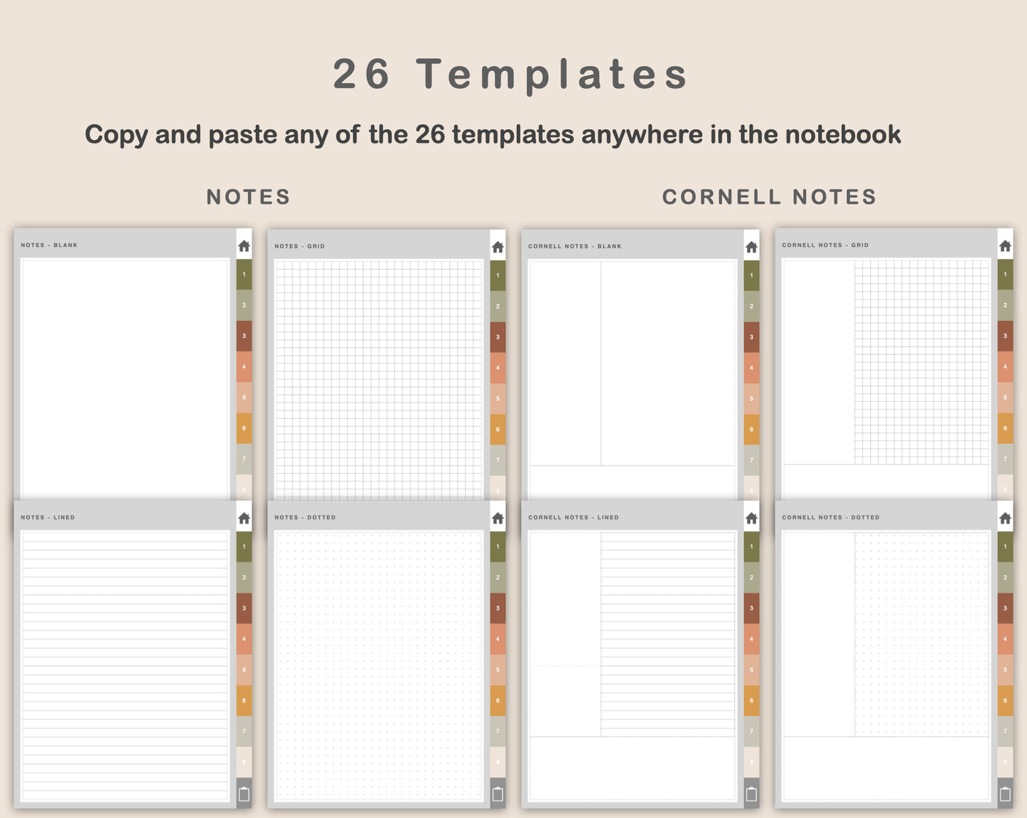 Digital Knitting Planner - Boho