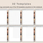Digital Cross Stitch Planner - Brown