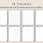 Digital Cross Stitch Planner - Pastel