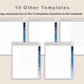 Digital Meeting Notes - Portrait - Classic Blue