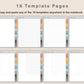 Digital Checkbook Register - Portrait - Boho